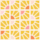 Sunburst Abstract- Sun Yellow