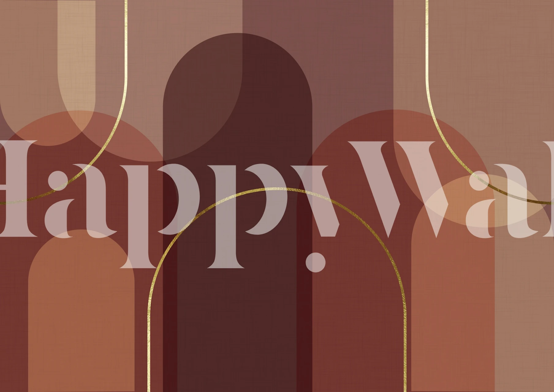 Elegant Earthy Tones tapet i ett rum