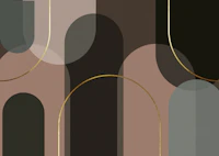 Curved Elegance in Neutral Tones papiers peint