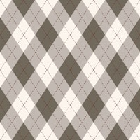 Classic Argyle Pattern Dark Sage and Beige wallpaper