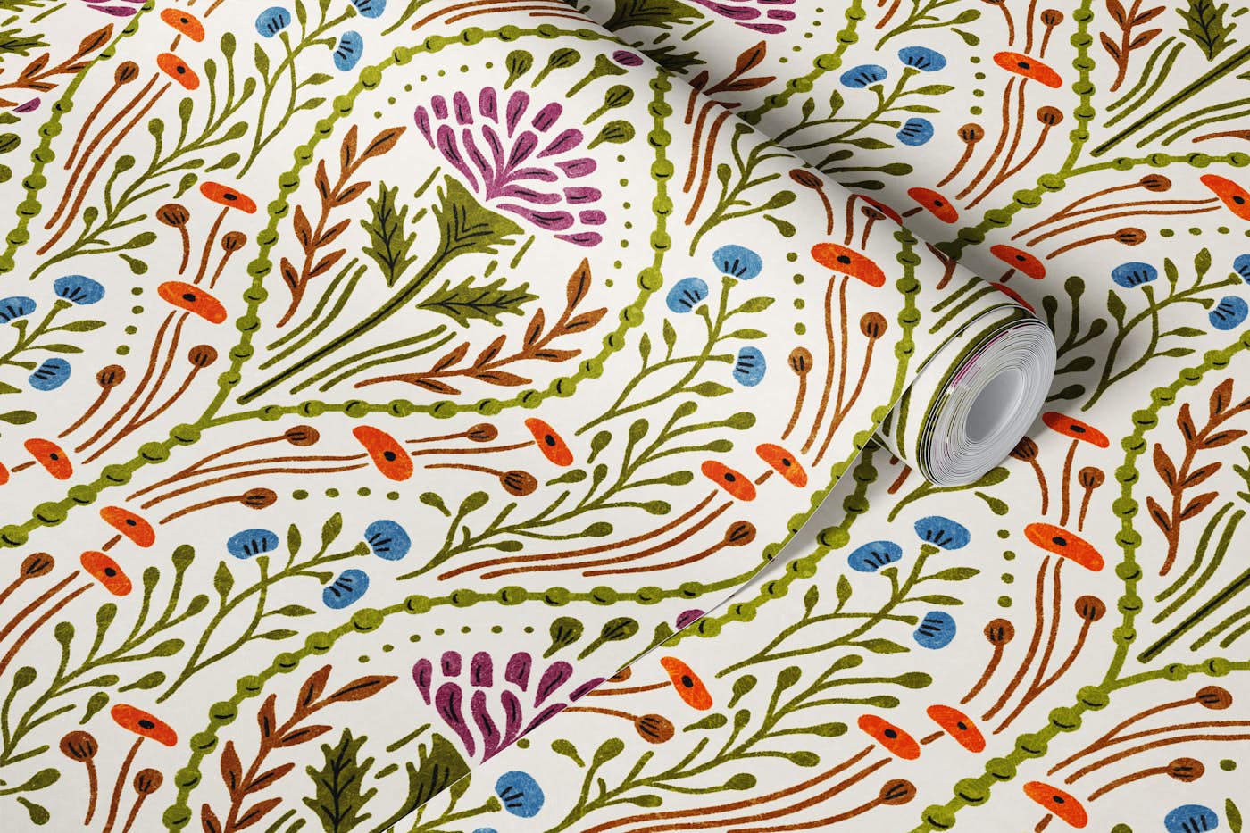 Marianne - beige wallpaper roll