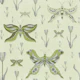 Forest Green Bountiful Butterflies Garden