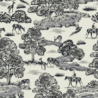 Country Brook- Black wallpaper