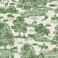 Country Brook- Green wallpaper
