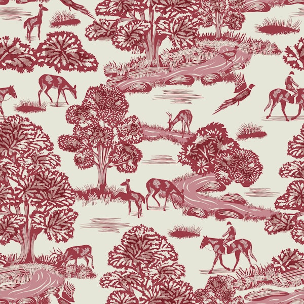 Country Brook- Red- Small