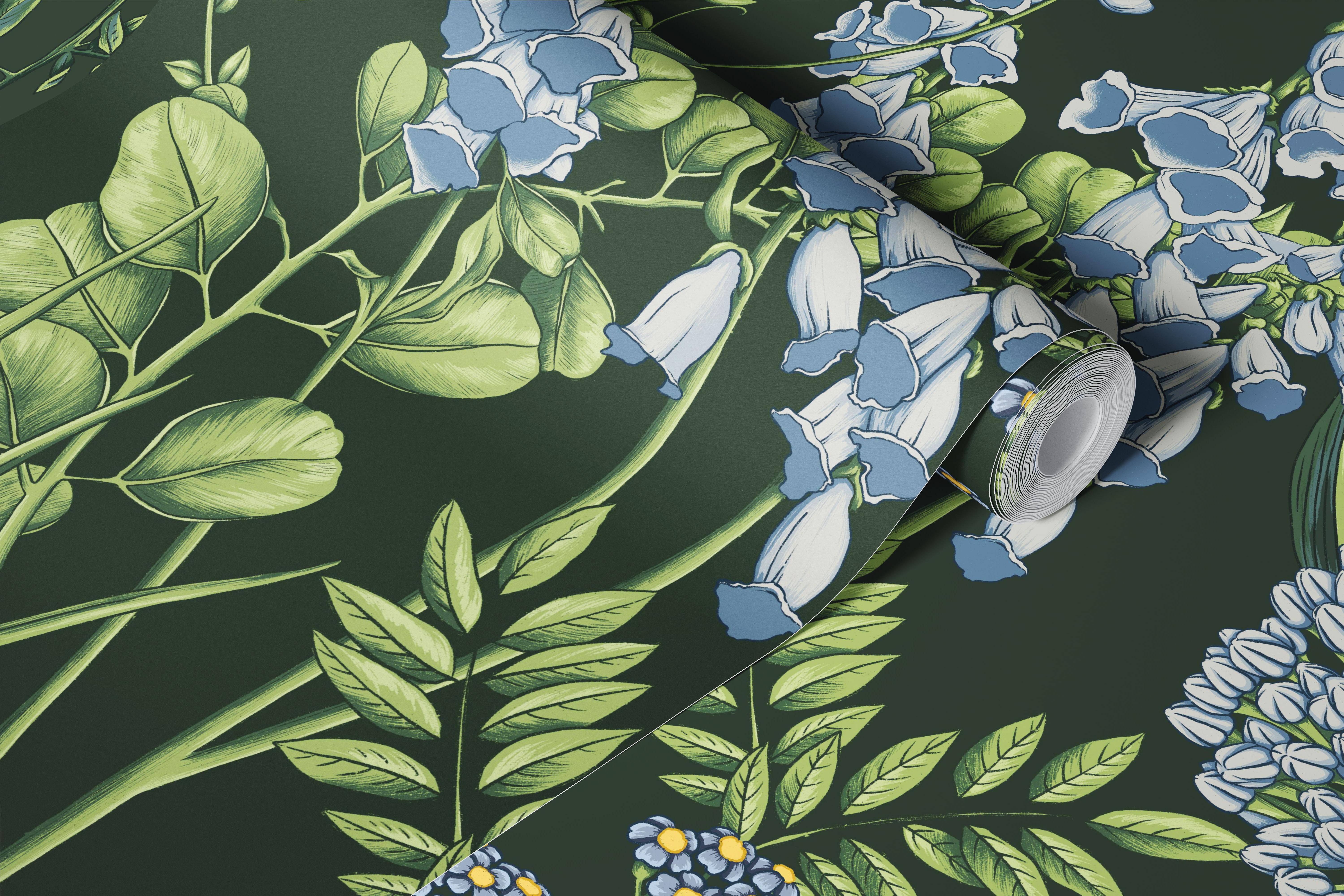 Botany 5 tapet med blomsterdesign