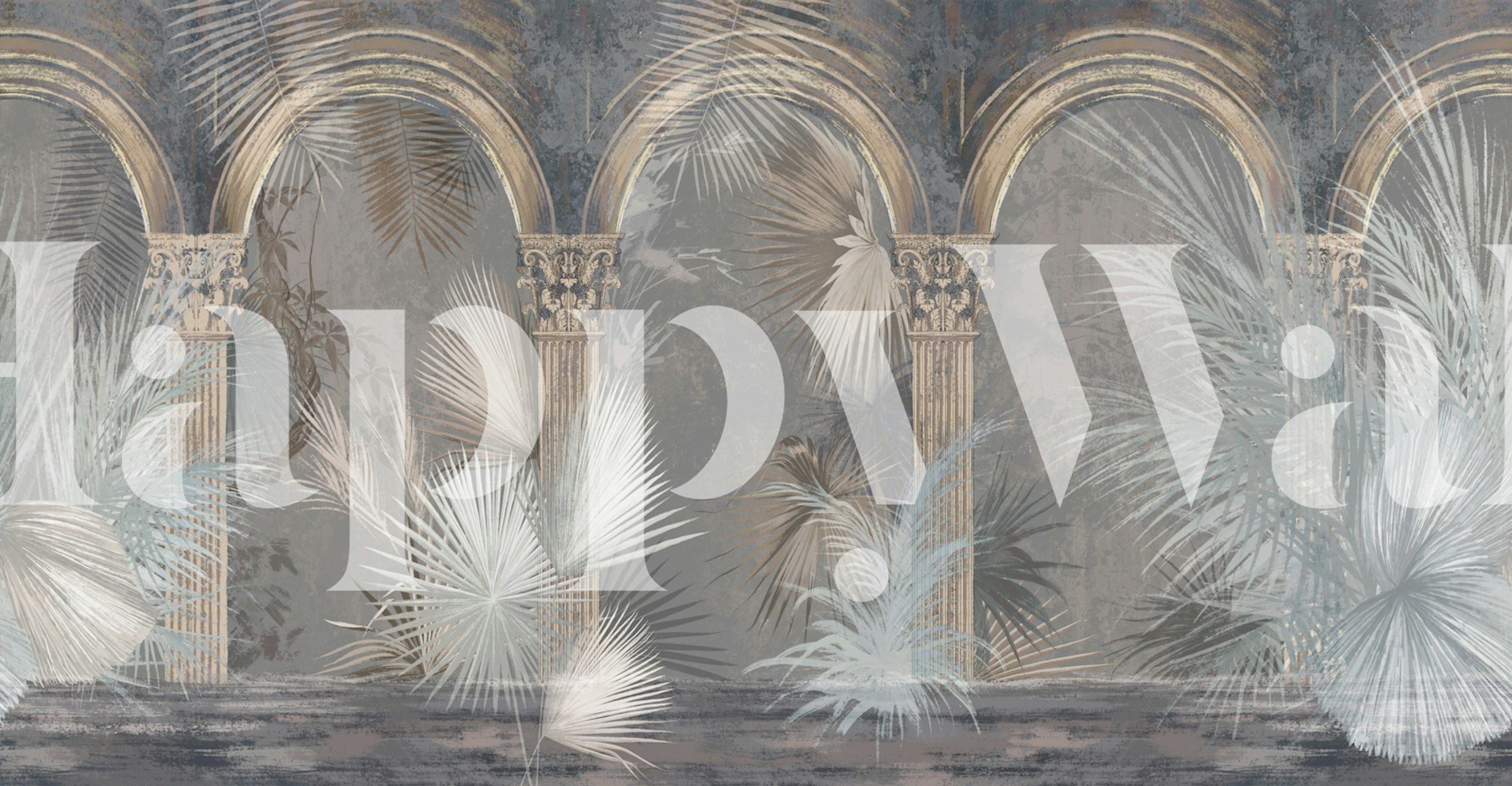 Columns 3 ταπετσαρία σε ένα στιλάτο δωμάτιο