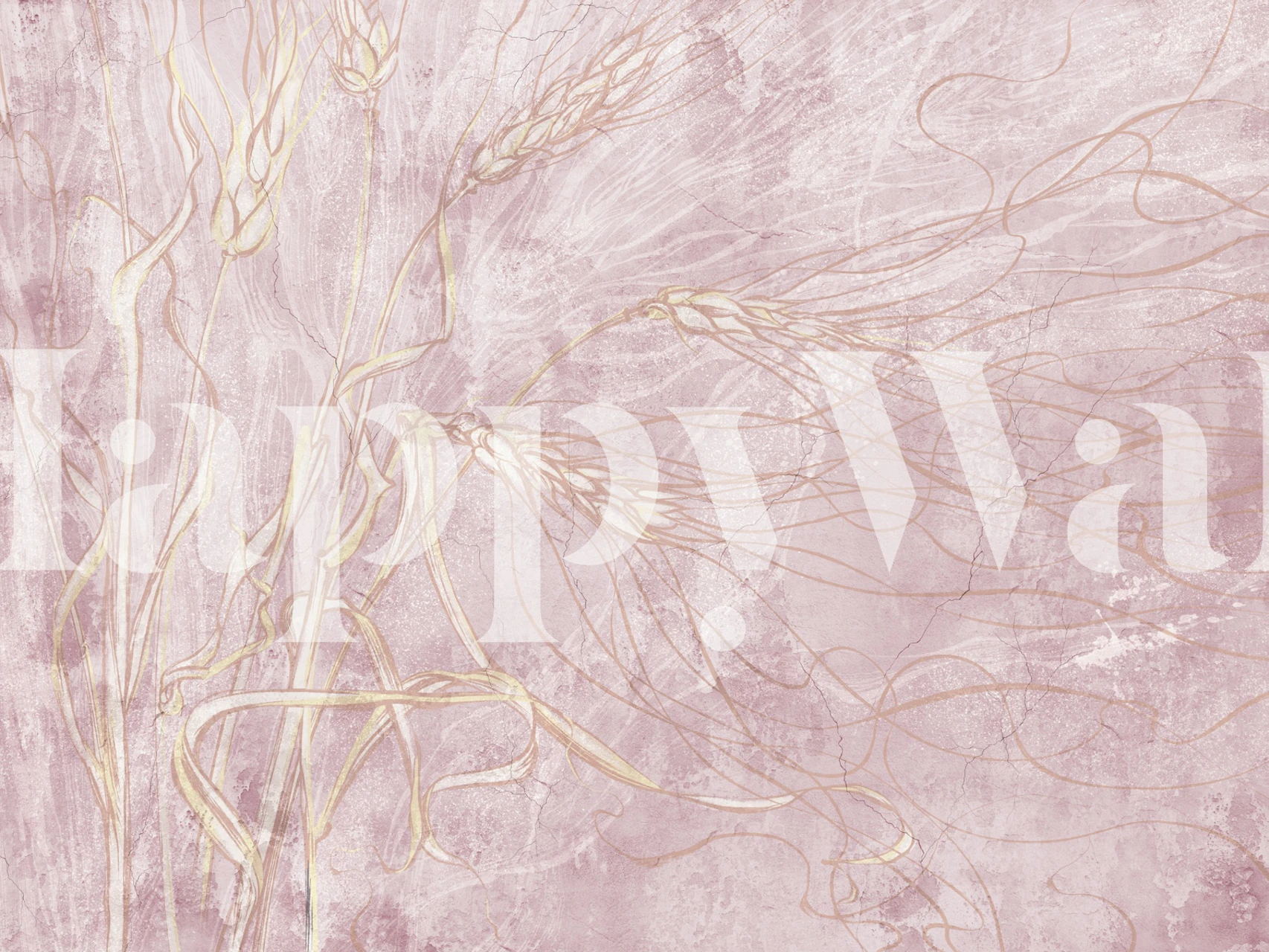 Ears of wheat 9 wallpaper in a room