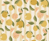Vintage Grapefruit - Playful Kitchen Print behang