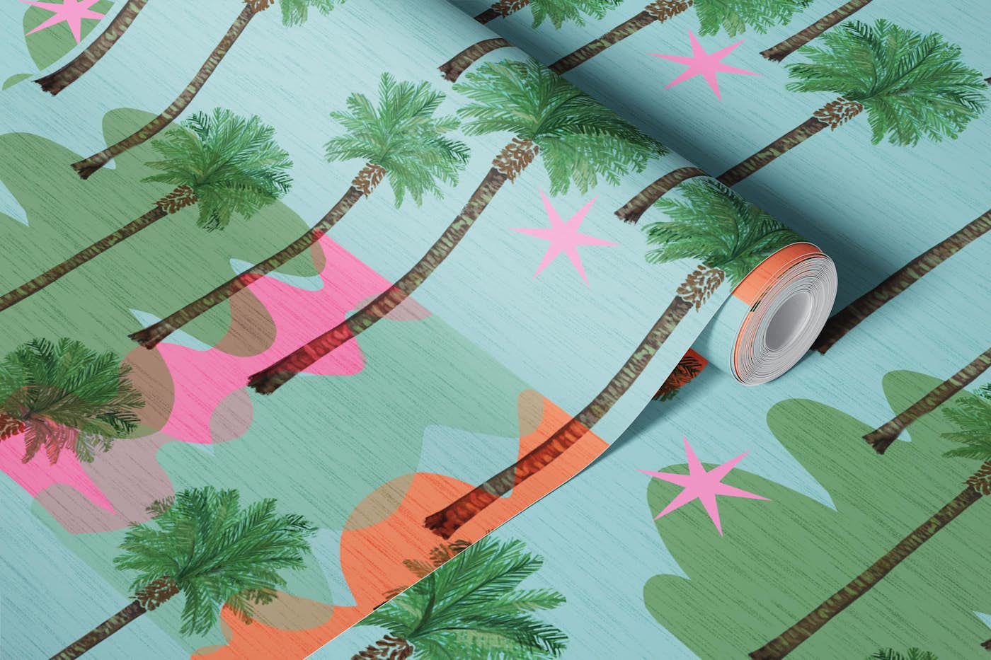 Palm Springs With Atomic Lava wallpaper roll