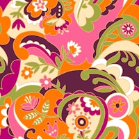 Groove Blossom-Light tapet