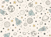 space travels behang