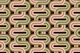 Intertwined Curved Stripes L – Brown & Pink