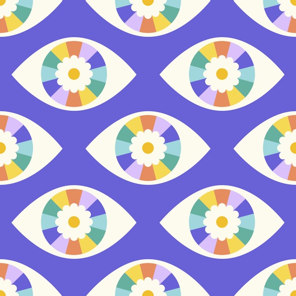 Rainbow Eyes Pattern