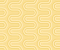 Zig-Zag Curved Stripes L – Butter Yellow papel pintado