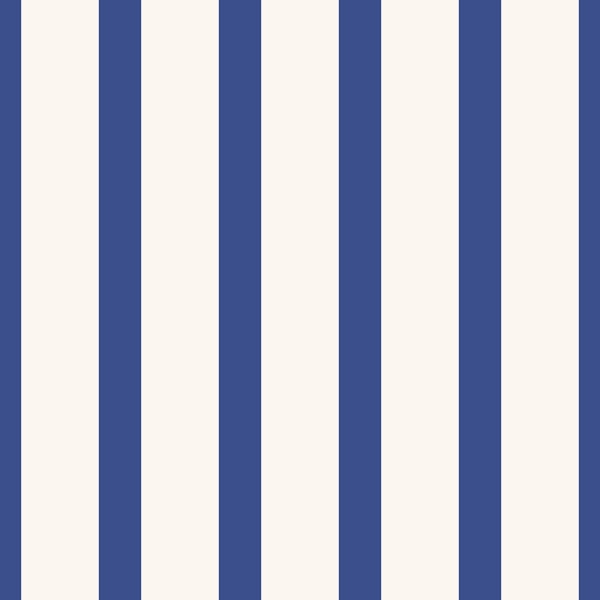 Minimal Striped Design Indigo Blue Beige