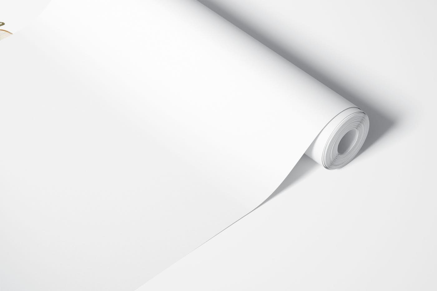 Woodland Friends Parade Left In White wallpaper roll