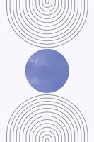 Minimalist Blue Symmetry tapety