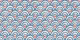 Japanese Rainbow Fans - Indigo Blue & Red