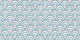 Coastal Arches Scallop Print - Blue and Pink