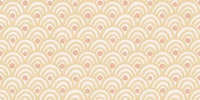 Sunshine Scalloped Arches - Yellow and Orange wallpaper
