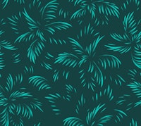 Palm Leaf Highlights - Teal behang