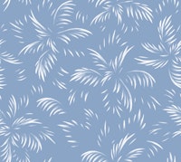 Palm Leaf Highlights - Light Blue behang