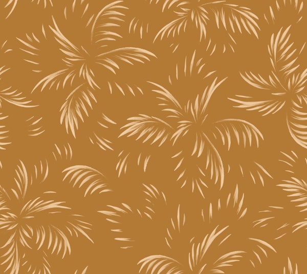 Palm Leaf Highlights - Mustard