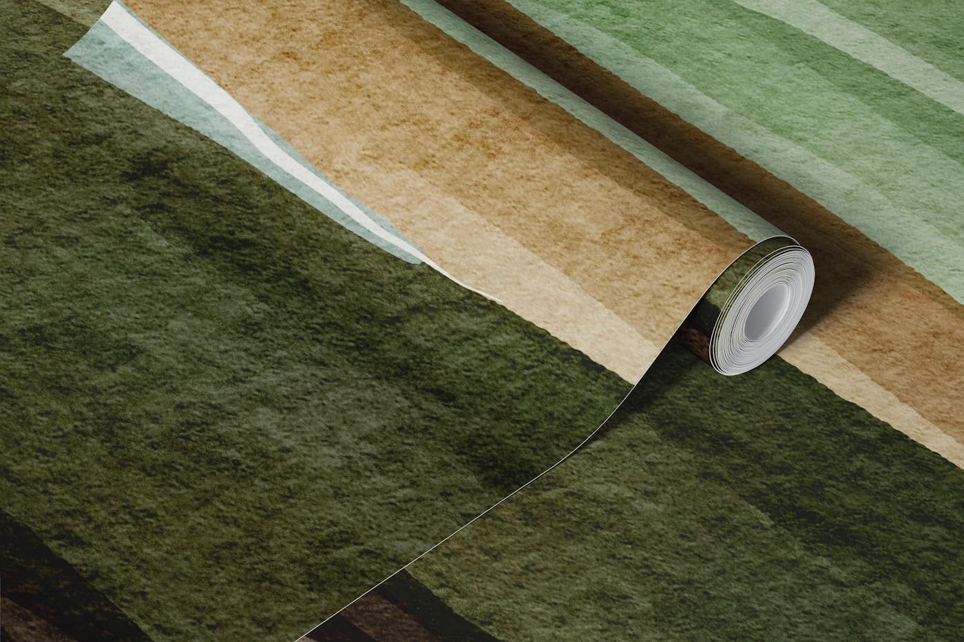 Earthy Landscape Layers wallpaper roll