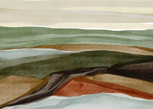 Earthy Landscape Layers