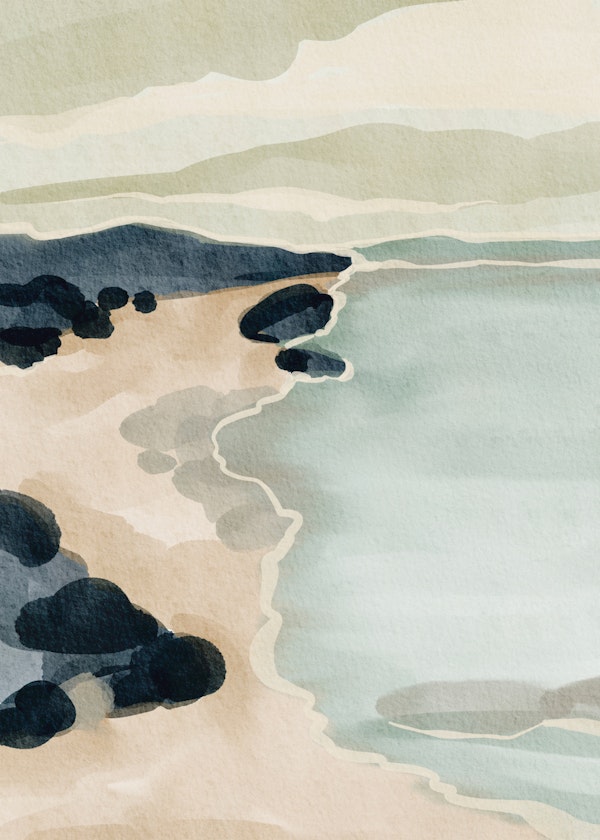 Pastel Coastal Escape