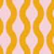Pink and Yellow Modern Waves 3