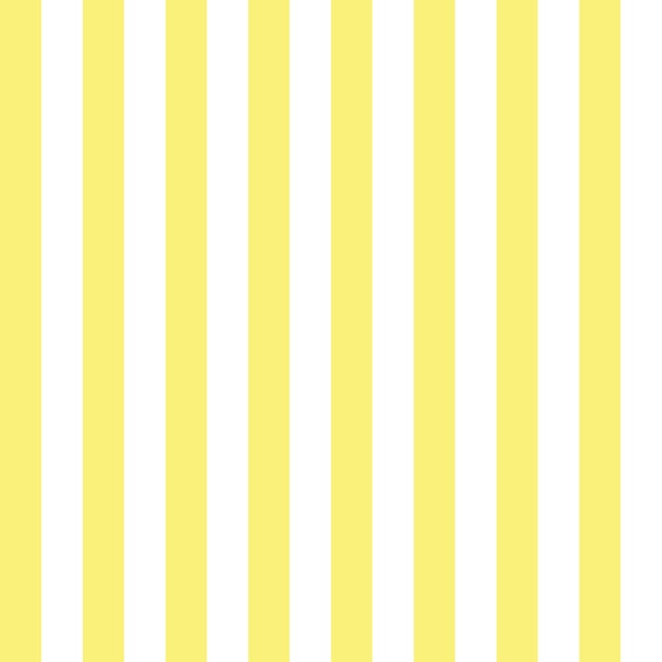 Pastel Butter Yellow White Stripes - Medium