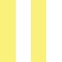 Pastel Butter Yellow White Stripes - Wide behang