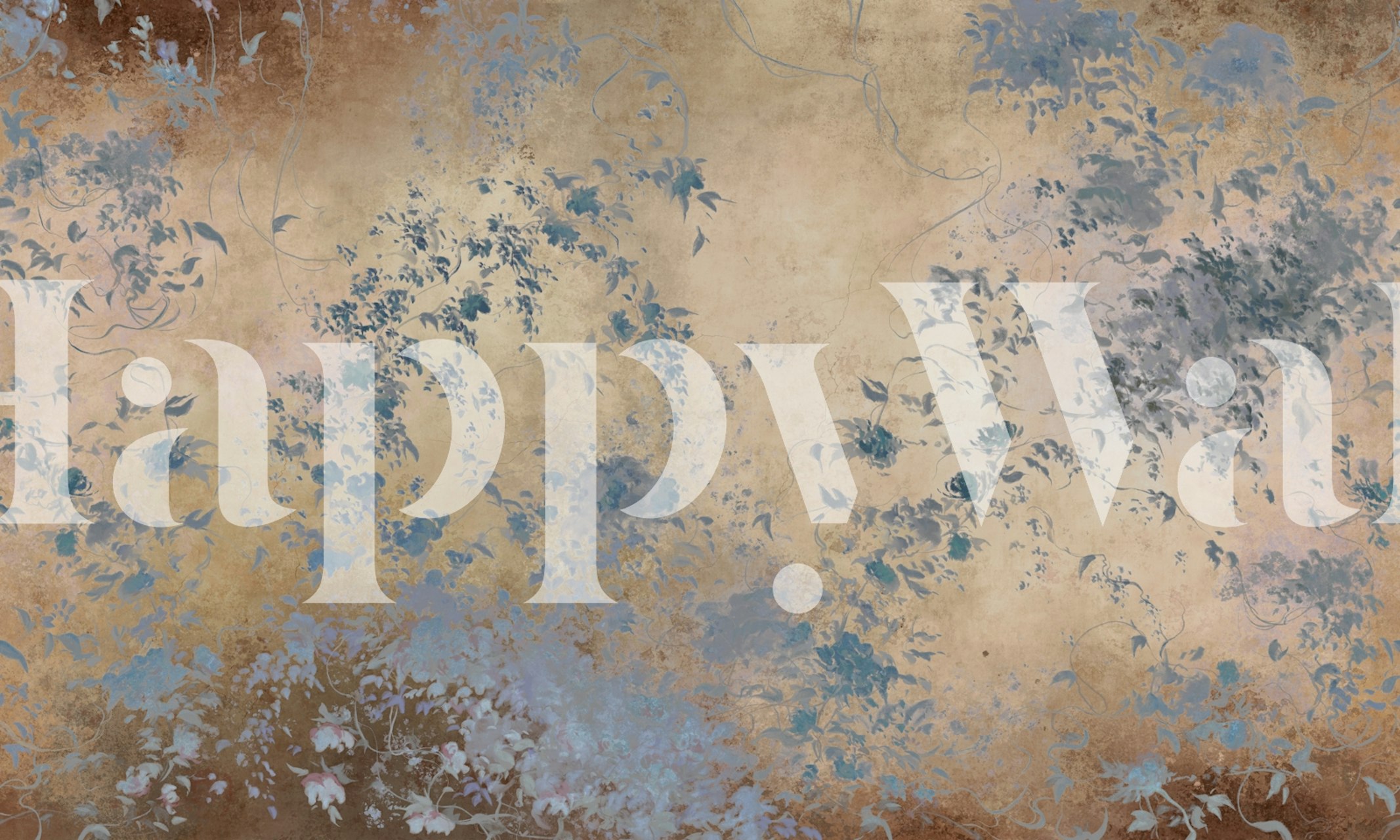 Romantic garden 7 papel de parede em uma configuração de cômodo