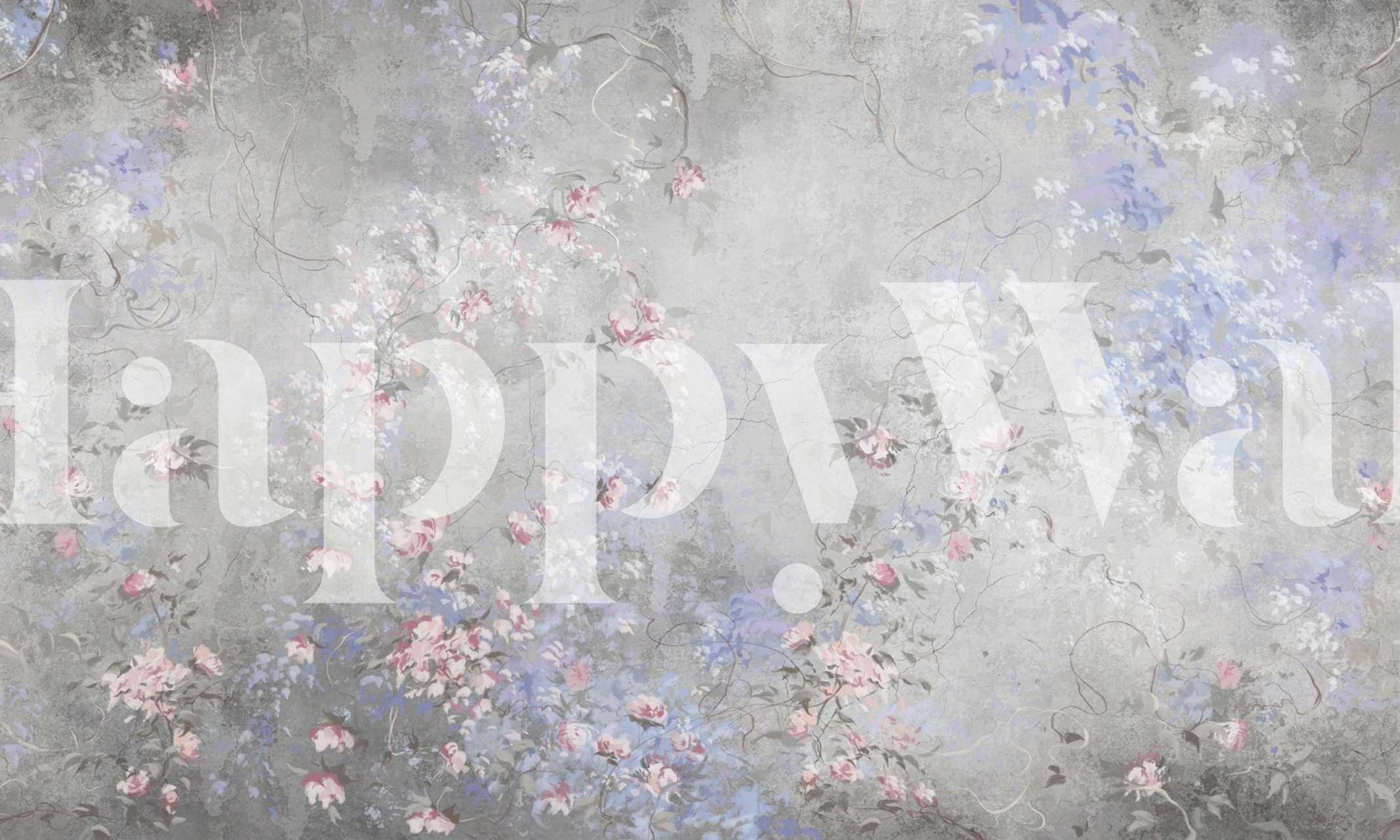 Romantic garden 9 wallpaper design in a room