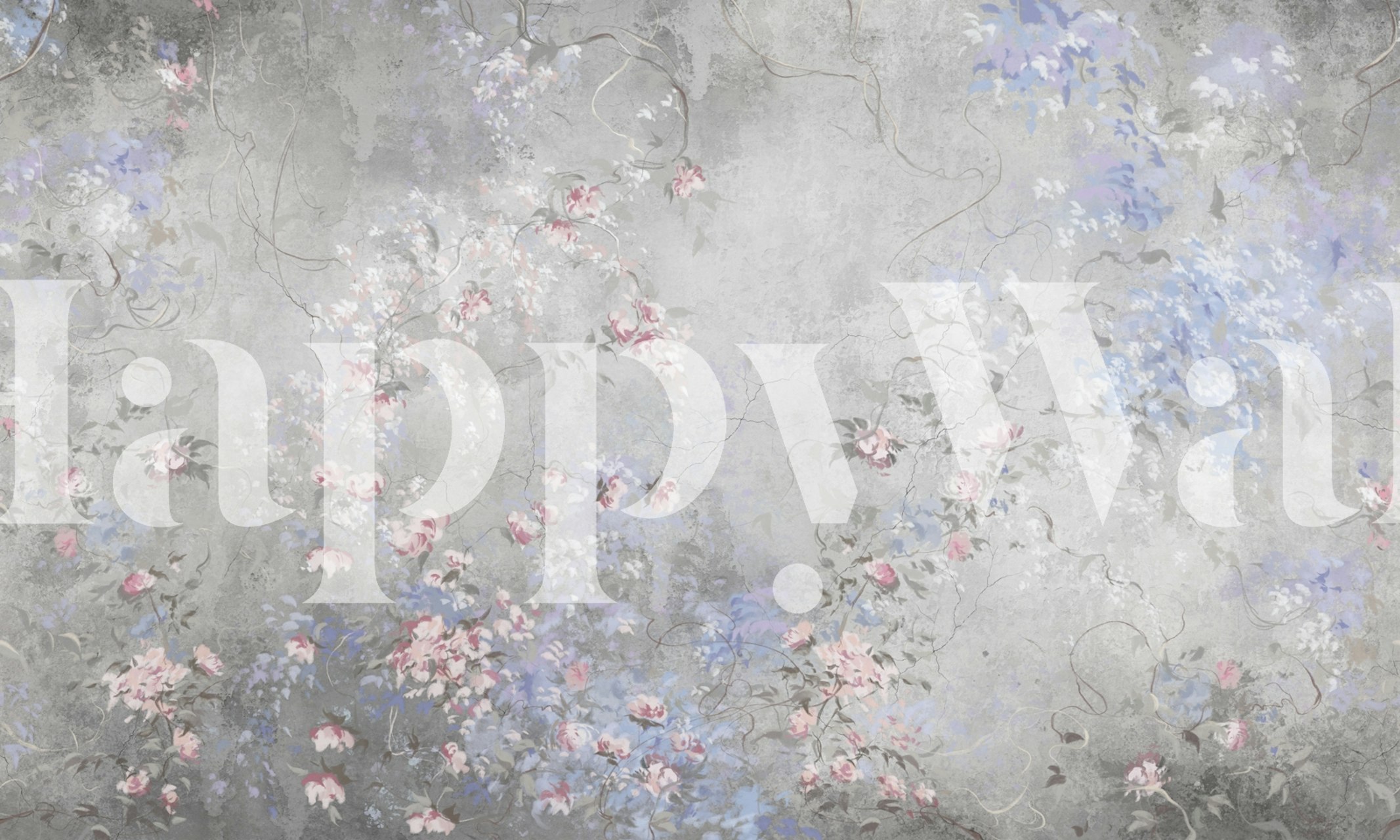 Romantic garden 9 wallpaper design in a room