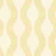 Monochrome Butter Yellow Modern Waves 3A