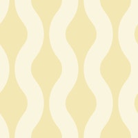 Monochrome Butter Yellow Modern Waves 3B carta da parati