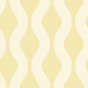 Monochrome Butter Yellow Modern Waves 3B