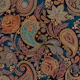 Jewel-toned Boho Paisley - Blue
