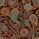 Jewel-toned Boho Paisley - Ruby