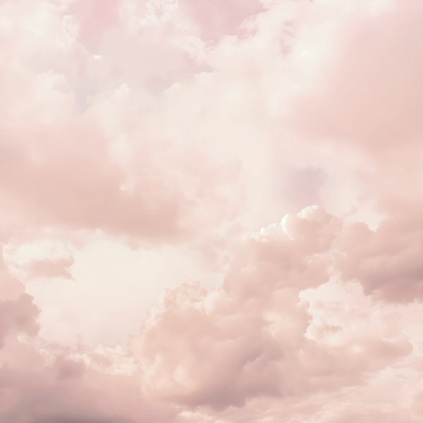 Pink Pastel Sky Dreamy Cloudscape