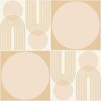 Minimalist Circle Grid carta da parati