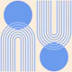 Elegant Blue Geometry