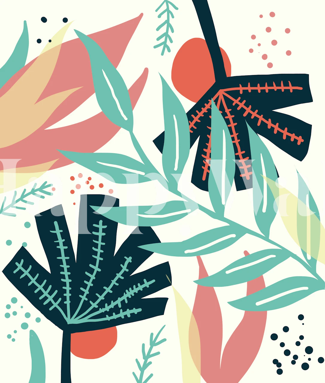 Rustic Sunsets wallpaper in a room setting