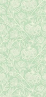 Cool Calm Chalk Chintz in Green and Cream wallpaper