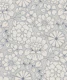 Boho Floral in Neutral Blue