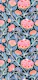 Jewel Toned Chalk Chintz in Cobalt and Pink