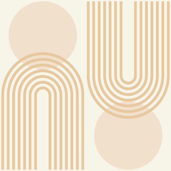 Retro Geometric Arches